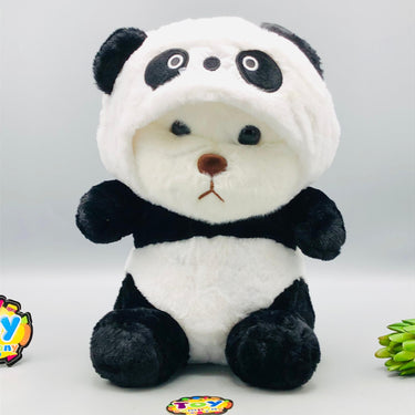 12* Inches Premium 2in1 Hoodie Panda Bear Stuff Toy
